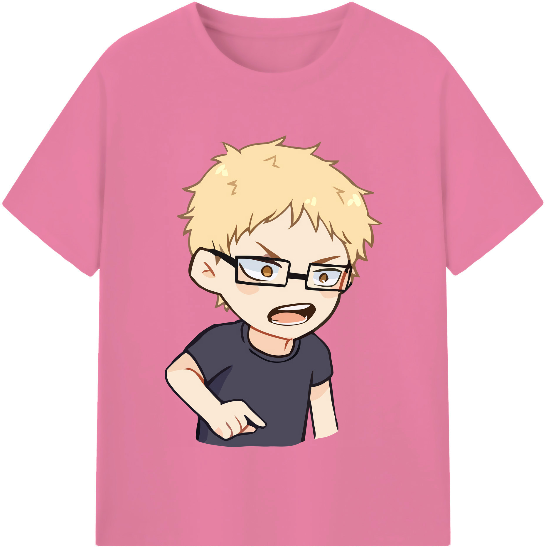 （画像用） ハイキュー!! Haikyu!! 綿100％半袖Tシャツ（フロントプリント）